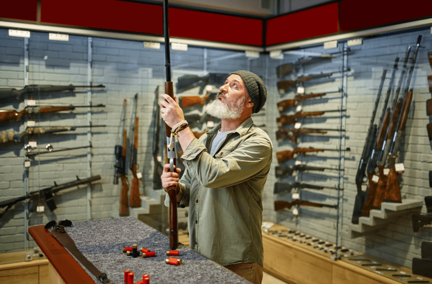 Man in a Gun Store