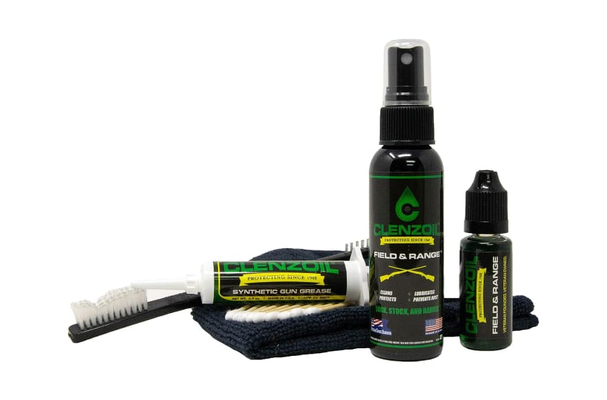Clenzoil Field & Range Essentials Combo Kit | Cleaner, Lubricant & Grease Kit