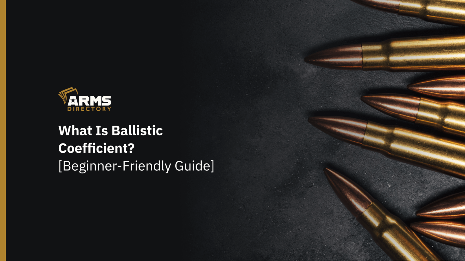 What Is Ballistic Coefficient? [BeginnerFriendly Guide] Arms Directory