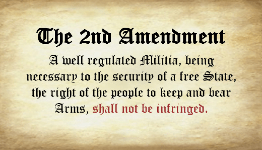 Citation from The Second Amendment of the United States Constitution.