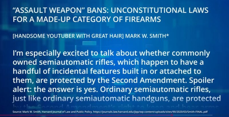 The meaning of Assault Weapons - four box dinner